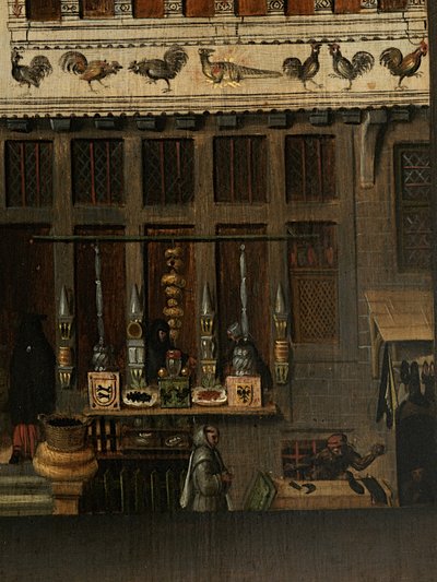 Szczegół portretu Jacquemyne Buuck autorstwa Pieter Jansz. Pourbus