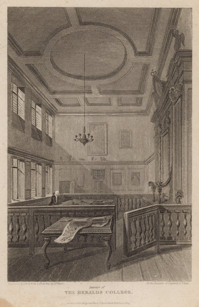 Wnętrze The Heralds College autorstwa Pieter Jansz. Quast