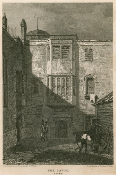 Więzienie Savoy, Londyn autorstwa Pieter Jansz. Quast