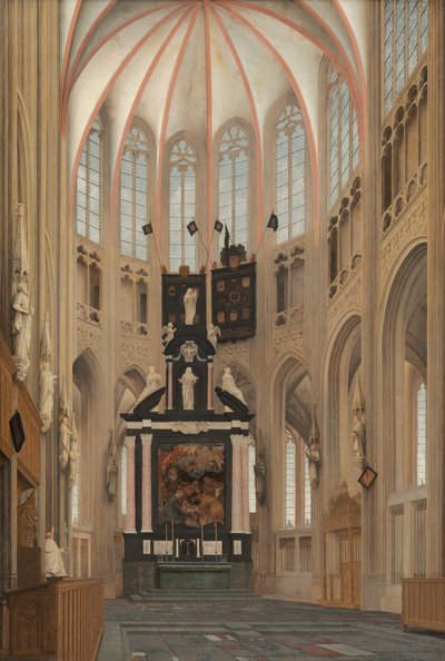 Katedra św. Jana autorstwa Pieter Jansz Saenredam
