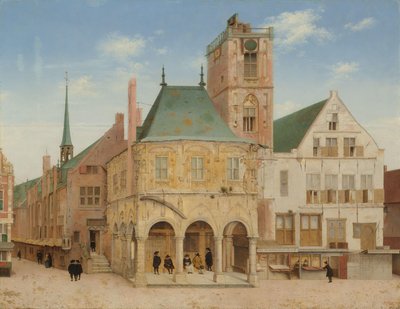 Ratusz Starego Miasta w Amsterdamie Stary ratusz w Amsterdamie autorstwa Pieter Jansz Saenredam