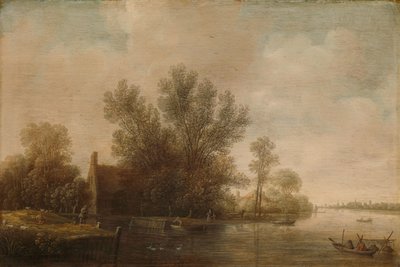 Krajobraz rzeki autorstwa Pieter Jansz. van Asch