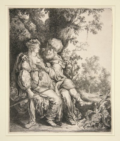 Juda i Tamar autorstwa Pieter Lastman