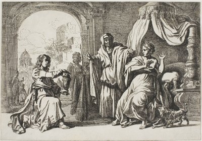 Sophonisba odbierająca zatruty puchar autorstwa Pieter Lastman