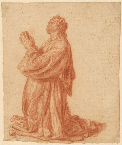 Studie eines knienden Mannes autorstwa Pieter Lastman