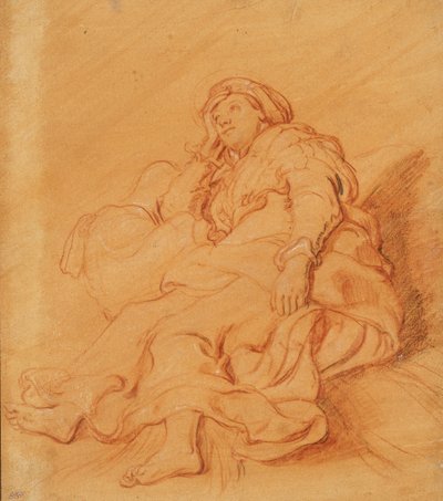 Studium postaci Racheli, ok. 1621. autorstwa Pieter Lastman