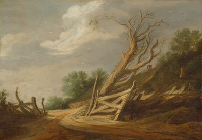 Pejzaż z Otwartą Bramą, ok. 1930 16301635. autorstwa Pieter Molijn