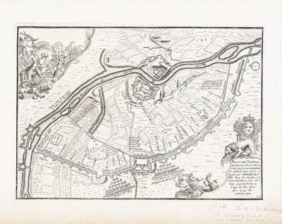 Mapa Narwy w 1700 autorstwa Pieter Mortier