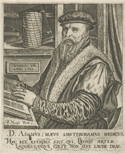 Portret Adama Maeusa autorstwa Pieter Nagel