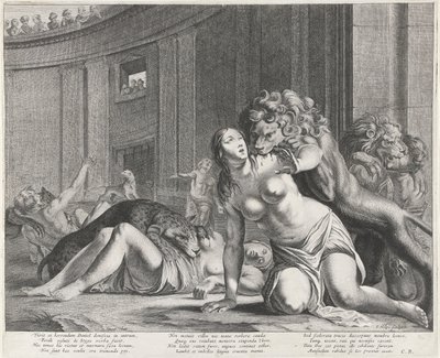 Daniel w lwiej jamie autorstwa Pieter Nolpe