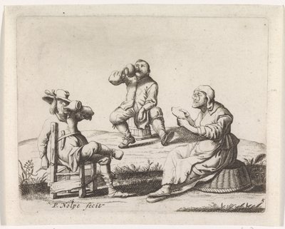 Trzech Rolników autorstwa Pieter Nolpe