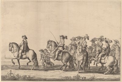 Wjazd Marie de Medici do Amsterdamu [tablica 2 z 6] autorstwa Pieter Nolpe