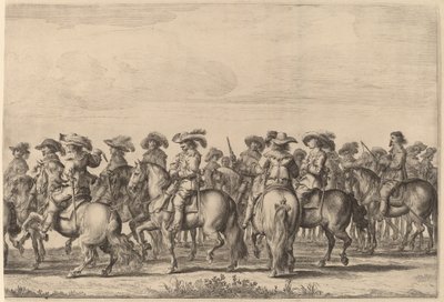 Wjazd Marie de Medici do Amsterdamu [tablica 4 z 6] autorstwa Pieter Nolpe