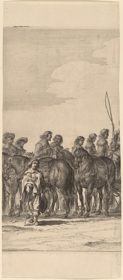 Wjazd Marie de Medici do Amsterdamu [tablica 5 z 6] autorstwa Pieter Nolpe
