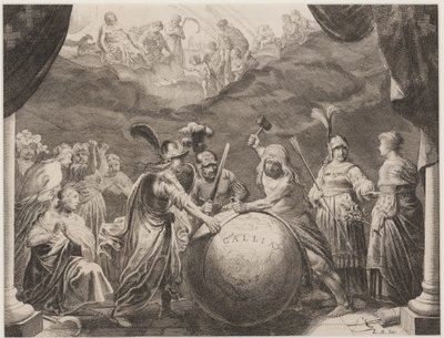 Herkules przywraca Gallię autorstwa Pieter Nolpe