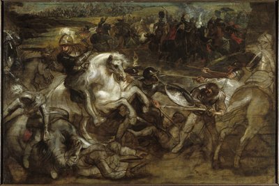 Henryk IV w bitwie pod Ivry, 1628-1630. autorstwa Pieter Paul Rubens