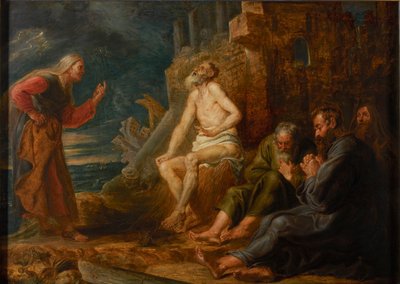 Job na stercie gnoju, 1650. autorstwa Pieter Paul Rubens