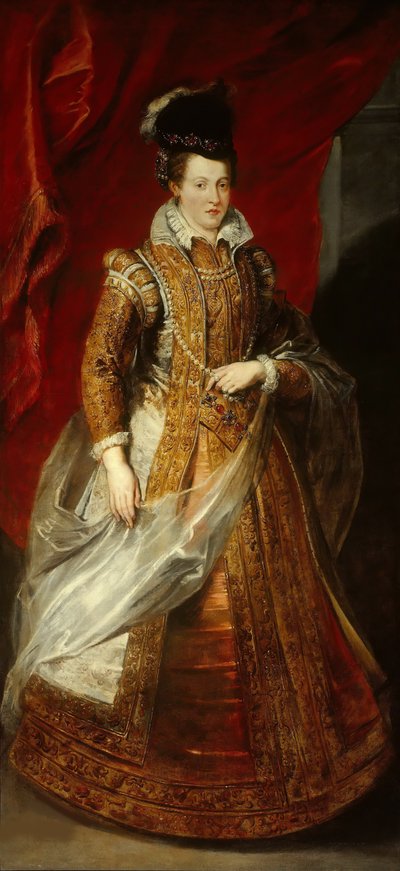 Portret Joanny Austriackiej 1547-1578, wielkiej księżnej Toskanii, w latach 1621-1625. autorstwa Pieter Paul Rubens