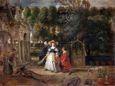 Rubens i Helene Fourment w ogrodzie , ok. 1631. autorstwa Peter Paul Rubens