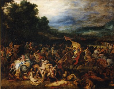 Bitwa Amazonek Amazonomachia, 1598. autorstwa Pieter Paul Rubens