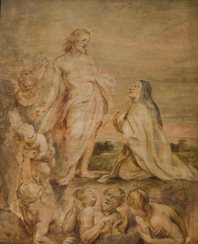 Wizja św. Teresy z Avili, ok. 1930 r. 1635. autorstwa Pieter Paul Rubens