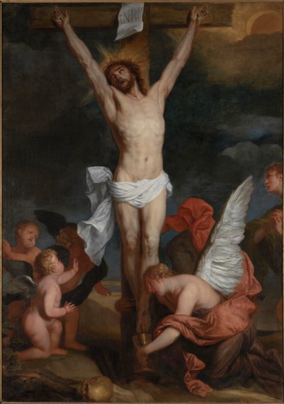 Ukrzyżowanie, druga połowa XVII w. autorstwa Pieter Pauwel Thijs