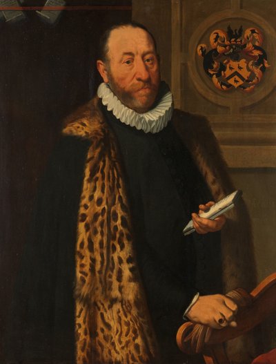 Portret Mattheusa Augustijnsza Steyna, radnego w Kolegium Admiralicji Dzielnicy Północnej w Dokkum autorstwa Pieter Pietersz. (I)