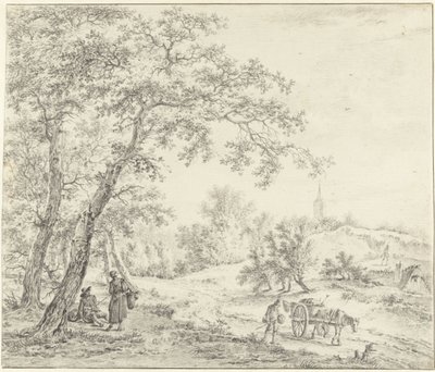 Krajobraz północnej Holandii (Egmond w kierunku Castricum?) autorstwa Pieter Pietersz. Barbiers