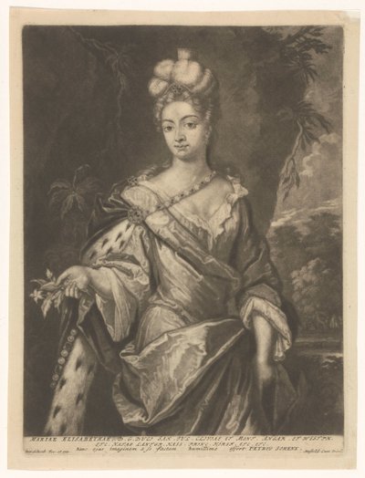 Portret Marii Elżbiety z Hesji-Darmstadt autorstwa Pieter Schenk (I)