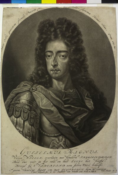 Książę Oranii Wilhelm III autorstwa Pieter Schenk