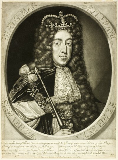 Wilhelm III, król Anglii autorstwa Pieter Schenk