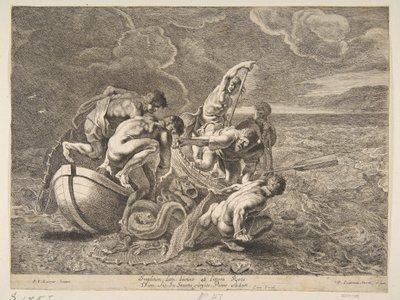 Cudowny Połów Ryby, 1595-1657. autorstwa Pieter Soutman