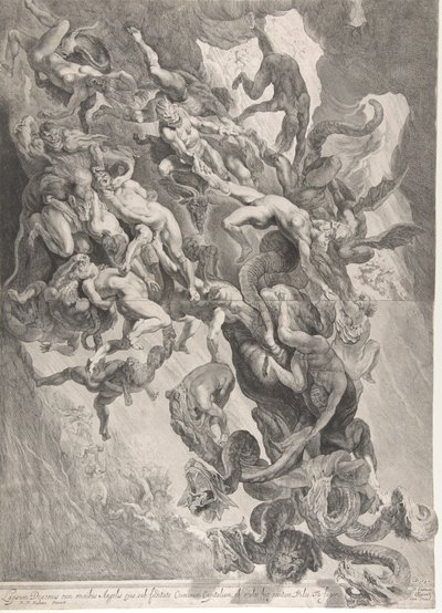 Upadek potępionych, 1642. autorstwa Pieter Soutman