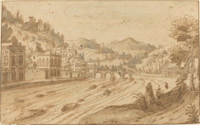 widok na rzekę autorstwa Pieter Stevens
