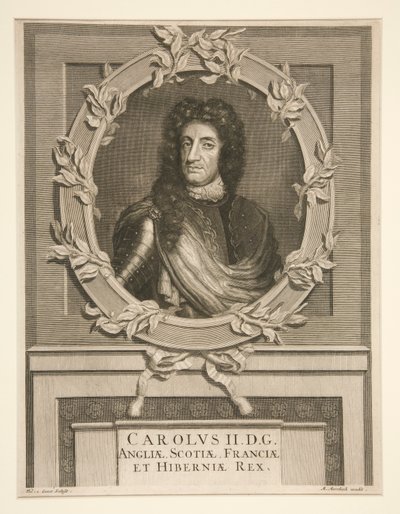 Karol II, król Anglii (1630-1685) autorstwa Pieter Stevens van Gunst