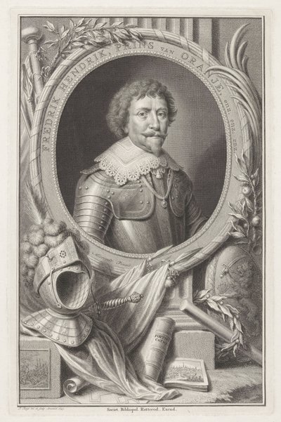 Portret Frederika Hendrika, księcia Orange autorstwa Pieter Tanjé