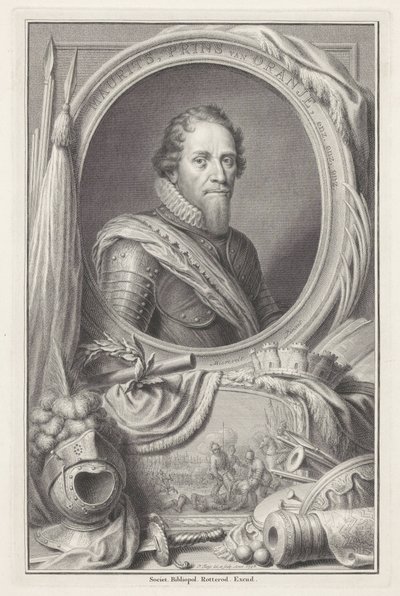 Portret Mauritsa, księcia Orange autorstwa Pieter Tanjé