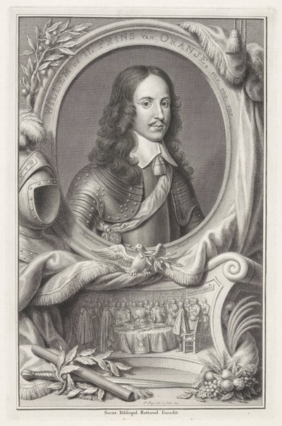 Portret Wilhelma II, księcia Orange autorstwa Pieter Tanjé