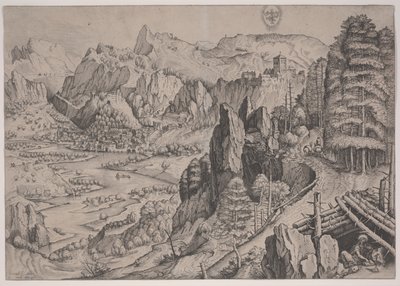 Magdalena Poenitens, odbitka wykonana przez Jana i Lucasa van Duetecum autorstwa Pieter The Elder (after) Brueghel