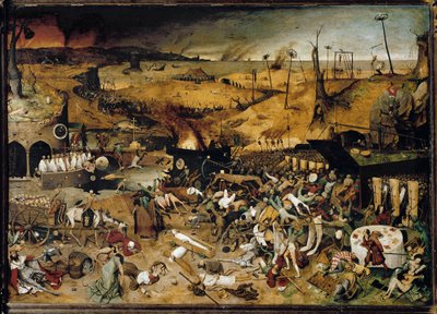 Triumf śmierci, ok. 1562 (olej na płycie) autorstwa Pieter The Elder Brueghel