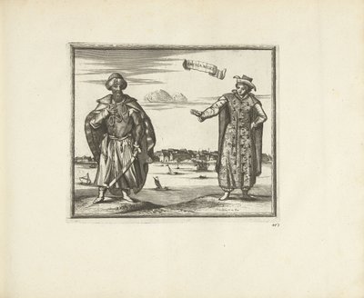 Mieszkańcy Archangielska, 1726 autorstwa Pieter Van der Aa