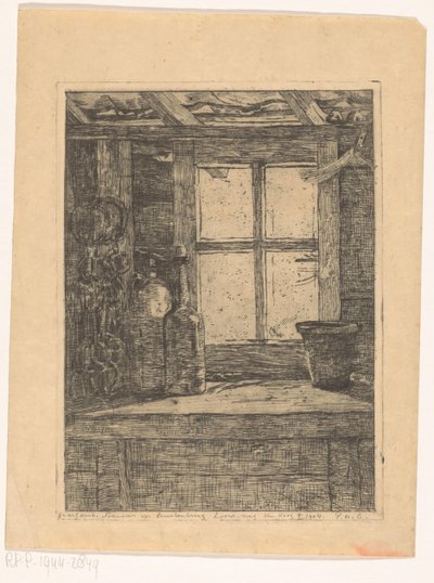 Stodoła (tytuł na obiekcie) autorstwa Pieter Willem van Baarsel (signed by artist)