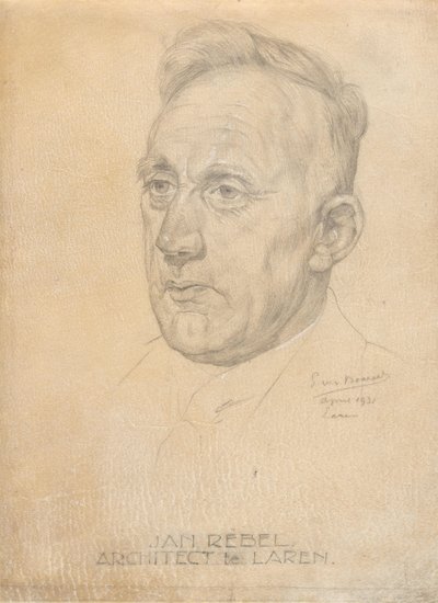 Portret architekta Jana Rebel autorstwa Pieter Willem van Baarsel
