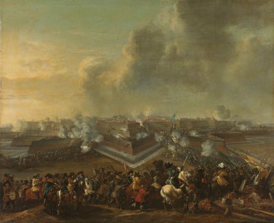 Atak na miasto Coevorden autorstwa Pieter Wouwermans or Wouwerman