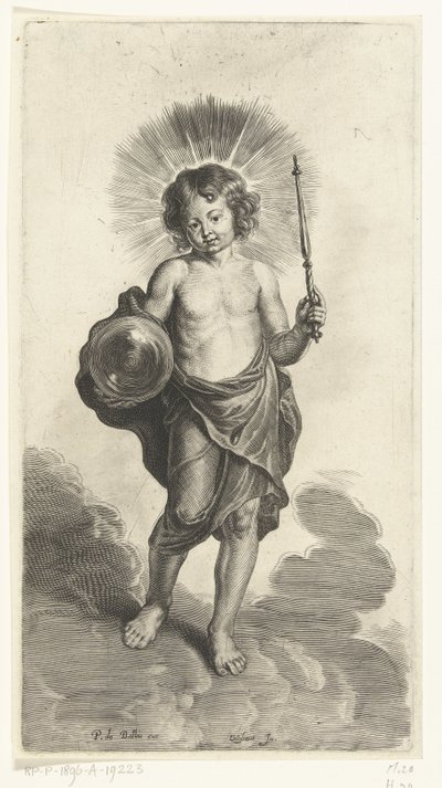 Dzieciątko Chrystus z kulą ziemską i berłem autorstwa Pieter de Bailliu (I) (possibly)
