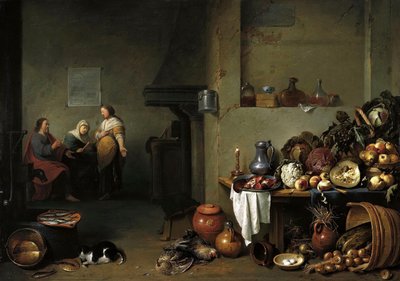 Chrystus w Domu Marty i Marii autorstwa Pieter de Bloot