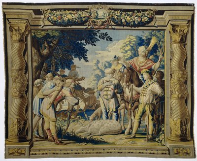 Śmierć jelenia poświęconego Artemidie Historia Ifigenii i Orestesa (tytuł serii) autorstwa Pieter de Cracht