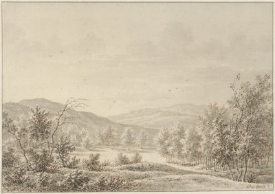 pagórkowaty krajobraz autorstwa Pieter de Goeje