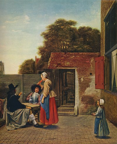 Dziedziniec holenderski, 1658-1660 autorstwa Pieter de Hooch