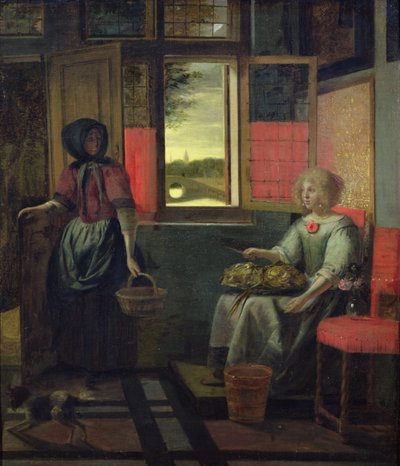 Holenderskie wnętrze autorstwa Pieter de Hooch